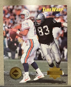 1995 Edge Jumbo Time Warp Dan Marino/ (Ted Hendricks Auto) #’d 0177/5000 HOF - Picture 1 of 5