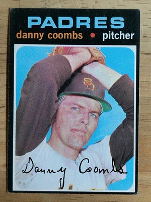 1971 Topps #126 Danny Coombs (VGEX) - Image 1 of 2