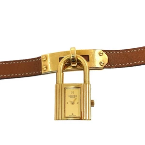 Reloj HERMES Kelly Relojes Cuarzo Esfera Dorada Vintage Cadena Damas 90300977 - Imagen 1 de 8