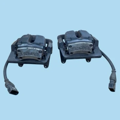 Rear Brake Caliper Set Pair W/ Acuators OEM 03-08 Bentley Continental - Image 1 of 4