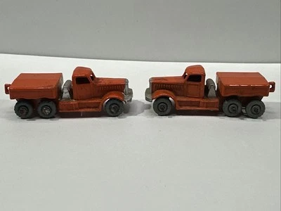 Matchbox Lesney Regular Wheels #15-A Prime Mover  Diecast Car Orange Color Lot 2 - Image 1 of 4