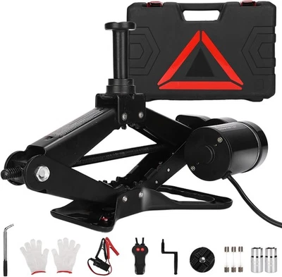 Kit De Gato Electrico Para Carro Auto 2 Toneladas 12V Levantar Cambiar Neumatico - Image 1 of 4