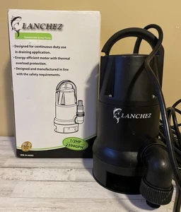 Lanchez 1/2HP Automatic Sump Utility Pump 2394GPH Submersible Water Pump 115V - Picture 1 of 5