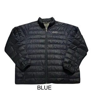 Herren Eddie Bauer T3XL BLAU Daunen Puffer Style Jacke - Bild 1 von 5