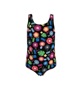 ❤️Nike One Piece U-Back Swimsuit Nike Logo Garden Party Girls Size 4, 5, 6 NWT - Picture 1 of 14