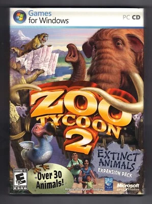 Zoo Tycoon 2 Extinct Animals Expansion Pack PC Game Microsoft Games Studio - Image 1 of 2
