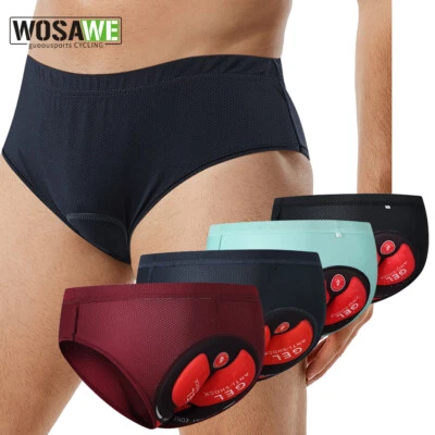 WOSAWE Cycling Underwear Shorts Briefs Padded Bike Bicycle Knickers Wholesale - Image 1 of 4
