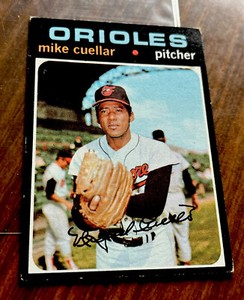 1971 Topps baseball card # 170 - Mike Cuellar Baltimore Orioles