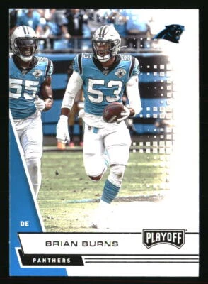 Brian Burns 2020 Panini Playoff #144 FOOTBALL Card - Image 1 of 2