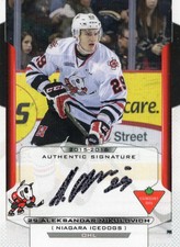 2015/16 Niagara IceDogs Autographs - ALEKSANDAR MIKULOVICH