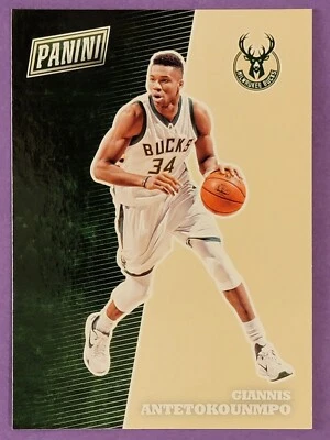 Giannis Antetokounmpo 2017 Panini The National BK13 Milwaukee Bucks - Image 1 of 4