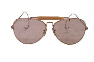 BUSHNELL/B & L Aviator, Yellow Shooting/Sun Impact Resistant Glasses - Picture 1 of 7
