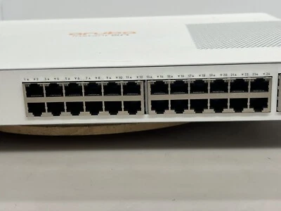 HP INSTANT ON 1960 SWITCH MODEL: JL806A PORT MANAGED NETWORK SWITCH - Image 1 of 3