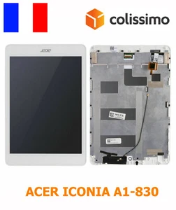 NOUVEAU Acer Iconia Tab A1-830 7.9 "écran LCD numériseur tactile + cadre A1311 - Afbeelding 1 van 4