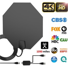 4K Digital-HDTV-Antenne Amplified Antenna TV für das Leben Lokale Fernsehsender 