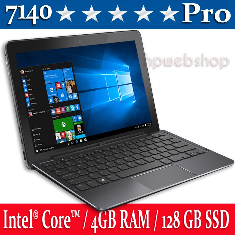 DELL VENUE 11 PRO 7140 Intel CORE-5Y10c up to 2.0Ghz 128GB SSD 4 GB RAM Bundle - Image 1 of 3