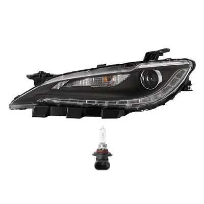For Chrysler 200 2015-2017 Halogen Headlight w/ LED DRL Chrome Trim Driver Side - Изображение 1 из 4
