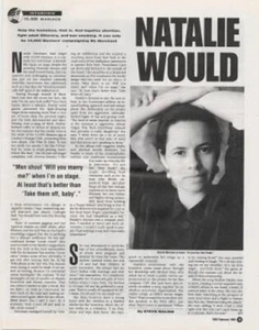 Natalie Merchant 10,000 Maniacs VOX Interview Cutting - Picture 1 of 1