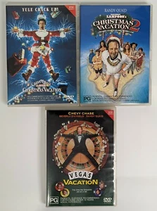 National Lampoons's DVD Lot x3 Chevy Chase Randy Quaid Beverly D'angelo - Picture 1 of 3