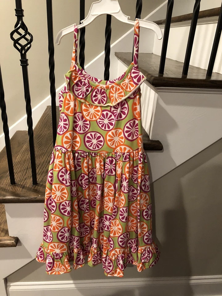 Vestido multicolor con correa de espagueti Kelly’s para niñas talla 8-10 **USADO EN EXCELENTE ESTADO** Foto 1 de 1