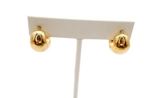 14 Karat Gelbgold Huggie Creolen - Bild 1 von 8