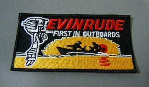 EVINRUDE - First in Outboards bestickte Jacke aufbügeln - Kappe Aufnäher 3" - Bild 1 von 2