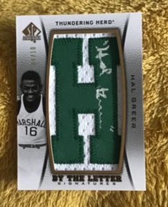 2012-13 SP Authentic by the letter Hal Greer 4/10 Marshall - Picture 1 of 2