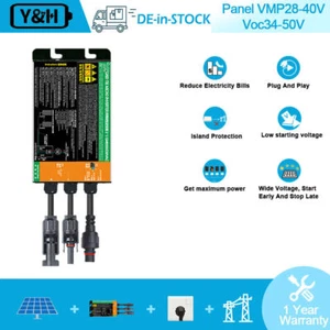 300W 350W 500W 600W 700W Inversor Solar Eje Sinusoidal Puro MPPT DC16-26V VDE - Imagen 1 de 8