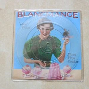 BLANCMANGE Blind Vision / Heaven Knows Where Heaven Is UK 7" clear vinyl 1983 Ex - Picture 1 of 2