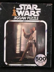 NEW Kenner Star Wars Luke & Leia Jigsaw Puzzle 500 Piece  Sealed 1977 Vintage - Picture 1 of 9
