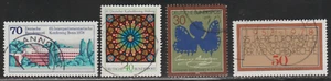 Germany 1978 SC# 1277 - 1280 - Four different stamps - Used Lot # 278 - Picture 1 of 2