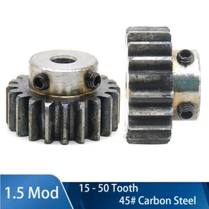 Ingranaggi e cremagliere cambio 1.5 mod 15 - 50 denti cambio 45# acciaio al carbonio  - Foto 1 di 7