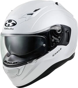 OGK Kabuto Japan HQ Full Face Helmet KAMUI 3 Pearl White Size XL 60-62cm New - Picture 1 of 6