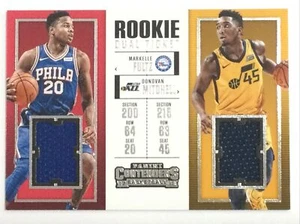 Mitchell & Fultz 2017-18 Panini Contenders Rookie Dual Ticket RTD-13 Jersey Card - Picture 1 of 12