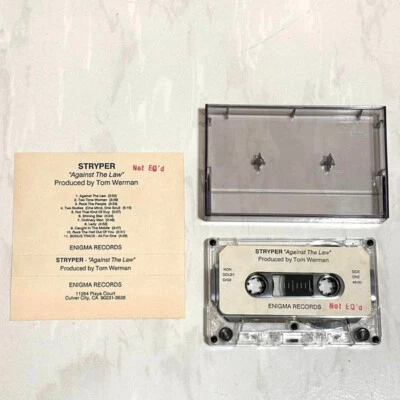 Stryper 1990 Against The Law USA Edition 11 Track Promo Cassette Tape Sampler - Image 1 of 4