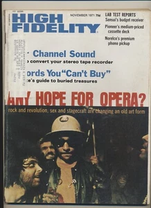 High Fidelity Music Magazine Vol 21 #11 Nov 1971 Rock Revolution Sex Stagecraft - Picture 1 of 3