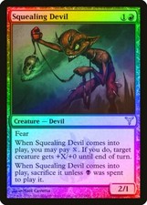 Squealing Devil FOIL Dissension NM Red Uncommon MAGIC GATHERING CARD ABUGames