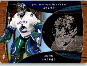 2008-09 Mcdonald's Upper Deck Profiles Roberto Luongo #PRO1