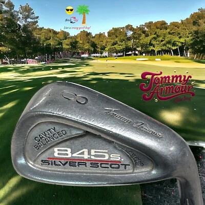 Tommy Armour 845s Silver Scot 40° R Flex 8 Iron RH Steel Shaft Nice! - Image 1 of 4