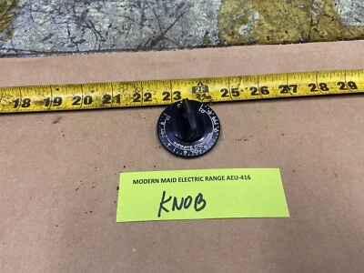 MODERN MAID ELECTRIC RANGE AEU-416 quemador superior perilla de control de temperatura Foto 1 de 4