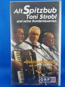 VHS -- ALT SPITZBUB TONI STROBL UND SEINE RUNDERNEUERTEN: GUSTOSTÜCKERLN - Picture 1 of 3
