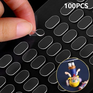 100pcs Double -sided Rubber Mat Label, Used For Doll Feet Fixed Patch - Picture 1 of 8