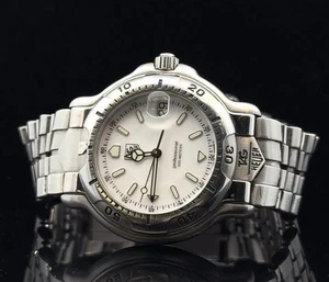 TAG Heuer 6000 White Men's Watch - WH1111-K1 38mm - Picture 1 of 10
