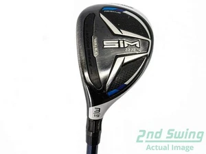 TaylorMade SIM MAX Hybrid 3 Hybrid 19° Graphite Regular Left 40.75in - Picture 1 of 8