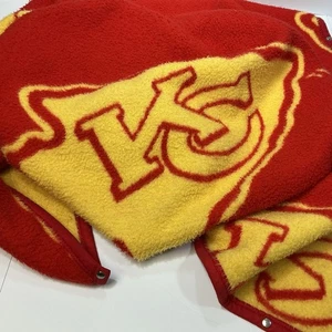 Biederlack VINTAGE Kansas City Chiefs Snap Snuggie Reversible Blanket - Picture 1 of 7
