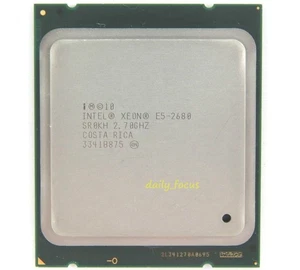 Intel Xeon E5-2680 2.7 GHz LGA2011 8 cores 16 threads SR0KH CPU Processor 20 MB - Picture 1 of 3