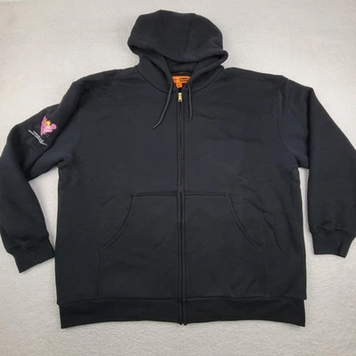 CornerStone Sudadera con Capucha Para Hombres 2XL Cremallera Rosa Panther Owens Corning Instalador Chaqueta Foto 1 de 4