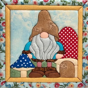 Quilt-Magic No Sew Wall Hanging Kit-Gnome Home - QM881 - Bild 1 von 1
