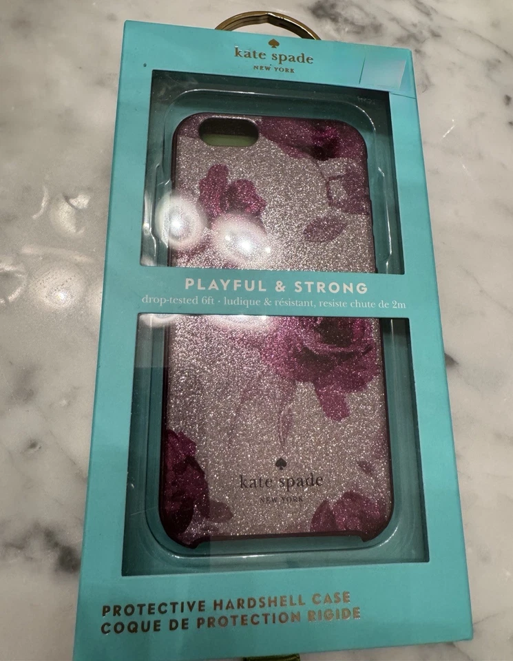 New Kate Spade Rose Symphony iPhone Case 7 Plus WIRU0662 - Multi - Image 1 of 4