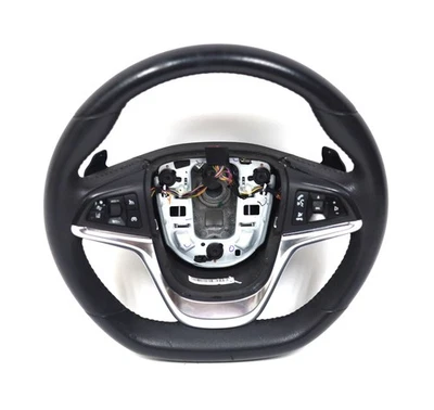 2014-2017 Chevrolet SS OEM Steering Wheel Silver Trim 92276592 — 83K Miles - Image 1 of 4